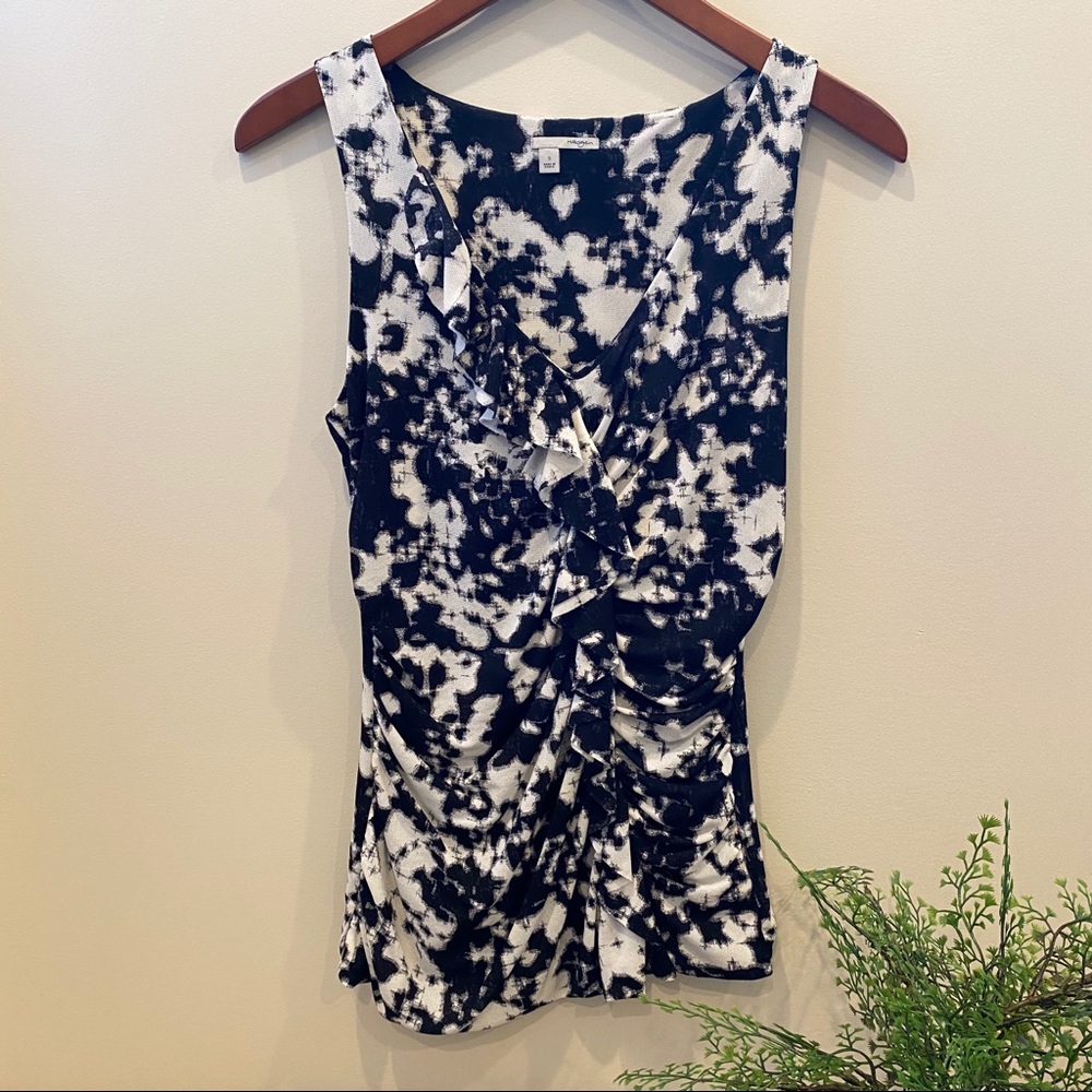 Halogen, sleeveless blouse, size small.